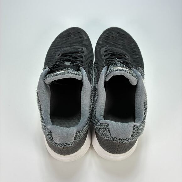 Nike Revolution 3 Black Gray Lace Up Running Shoes 819302-001 Womens Sz 9.5 Wide - Picture 6 of 10